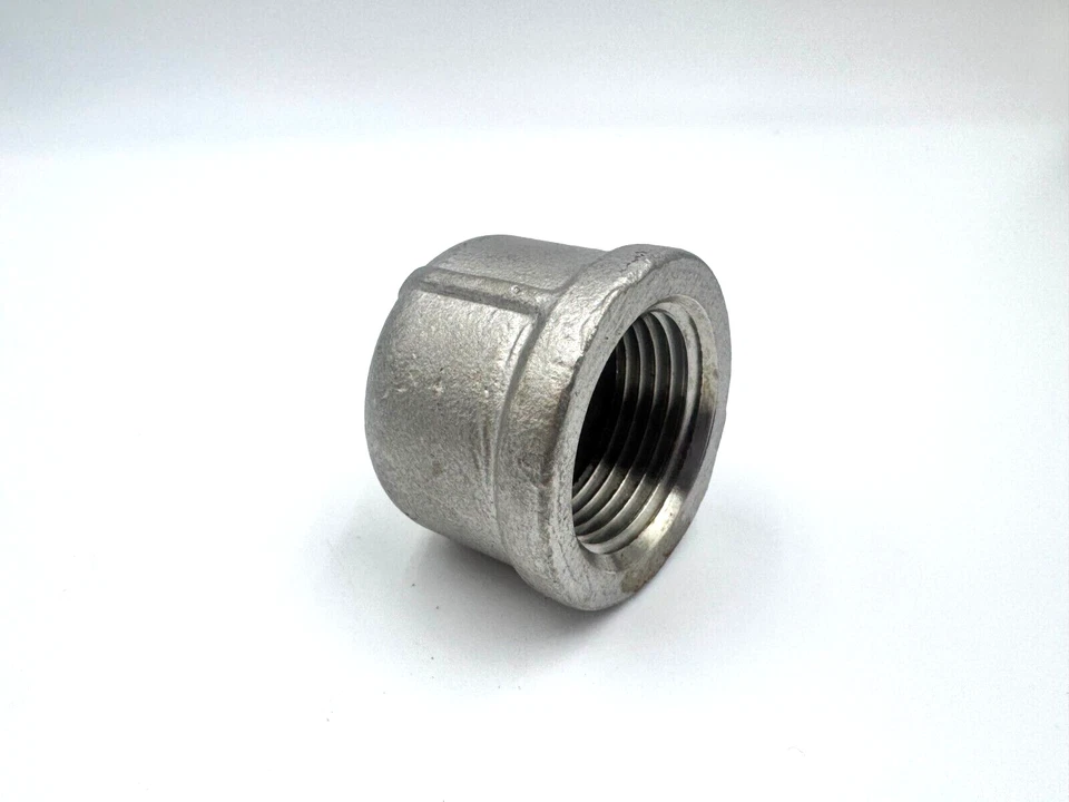 STAINLESS STEEL END CAP 1/2" NPT PIPE HEAVY DUTY  EC-050 - Image 3 of 3