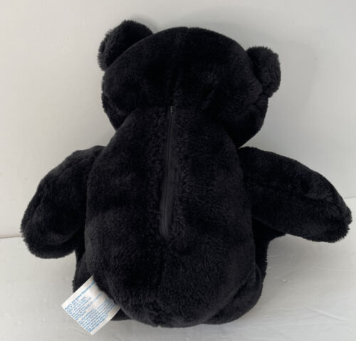 Noah's Ark Animal Workshop Black TEDDY BEAR 12" PLUSH EUC - Picture 2 of 7