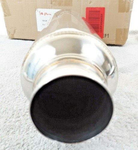 NIB New Chrome Exhaust Turbine Muffler 5A Parts ~ SKU# USMTYG-EP1 ~ GW 1.5 KGS - Picture 4 of 7