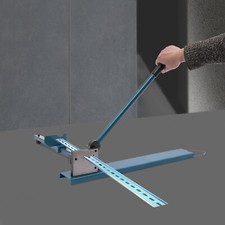 Manual DIN Rail Cutter 7mm Aluminum Rail Cutting Machine & Measuring w/ Ruler