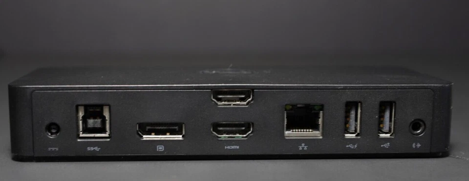 USED - OEM Dell D3100 USB 3.0 UHD 4K Docking Station Triple Video Output - Image 3 of 4