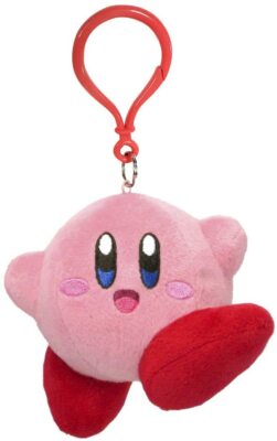 SAN-EI 1709 Kirby Jumping Plush Dangler Clip-On 4'' BRAND NEW WITH TAGS
