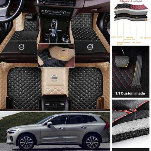 For Fit Volvo Car Floor Mats Carpet Waterproof Pu Leather All Series Custom Auto - Picture 8 of 32
