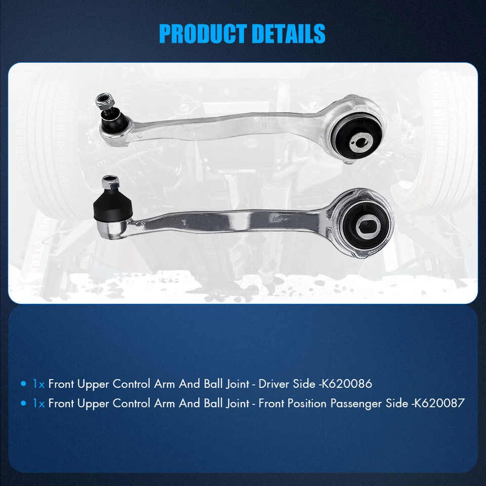 Front Upper Control Arm And Ball Joint For Mercedes-Benz C230 C300 C320 C63 AMG Foto 3 de 4