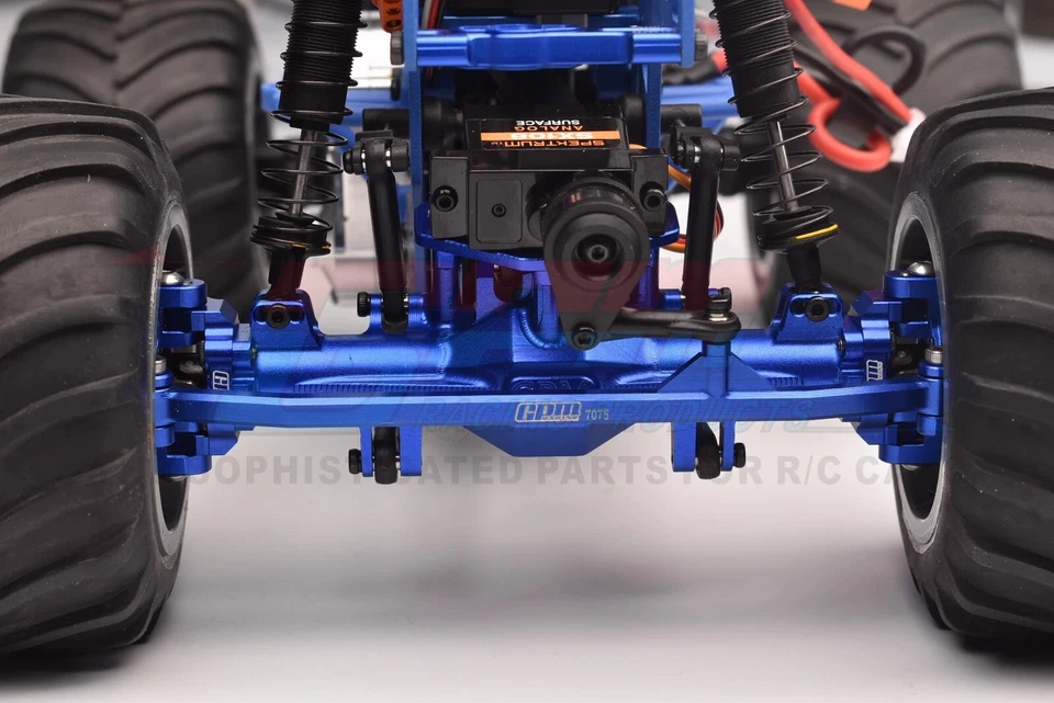 GPM CNC Aluminum 7075 Front Rear Axle Housing LOS212035 For LOSI 1/18 Mini LMT - Image 3 of 4