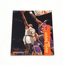 1995-96 NBA Hoops Basketball Derek Harper New York Knicks #108