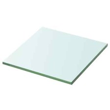 Shelf Panel Glass Clear 20x20 cm vidaXL