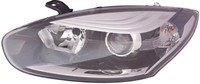 Rechts Fahrerseite OS Scheinwerfer Schwarz Chrom FüR Renault Megane MK3 01.12-On