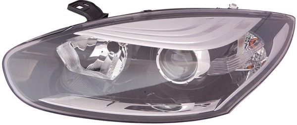 Rechts Fahrerseite OS Scheinwerfer Schwarz Chrom FüR Renault Megane MK3 01.12-On-image