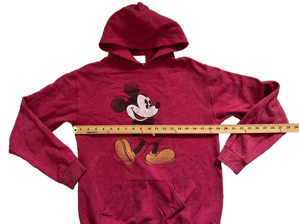 Niños Grandes Niñas Parques Disney Desteñido Mickey Mouse Polar Sudadera con Capucha L Foto 3 de 4