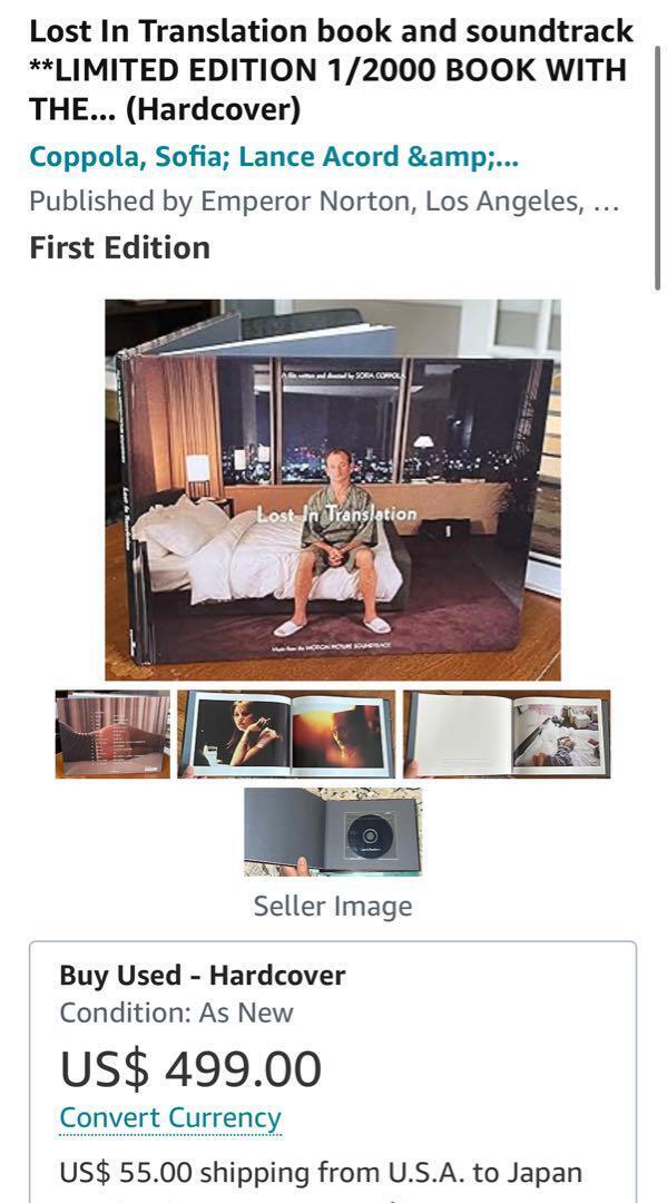 Limited To 2000 Copies Worldwide Lost In Translation Photo Limited To 2000 Copies Worldwide Lost In Translation Photo