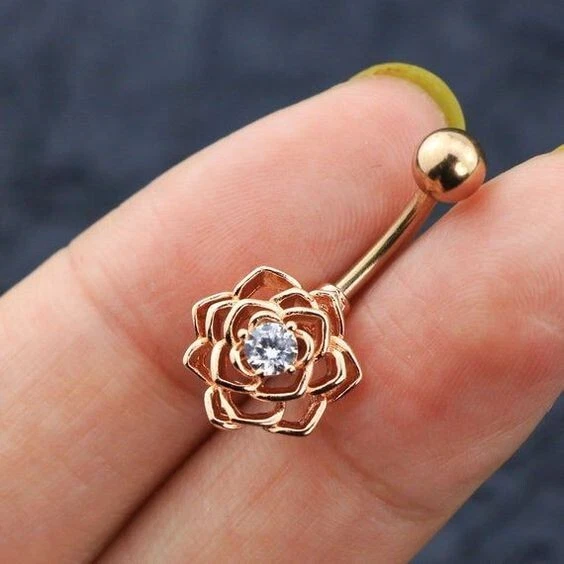 Moissanite belly ring online