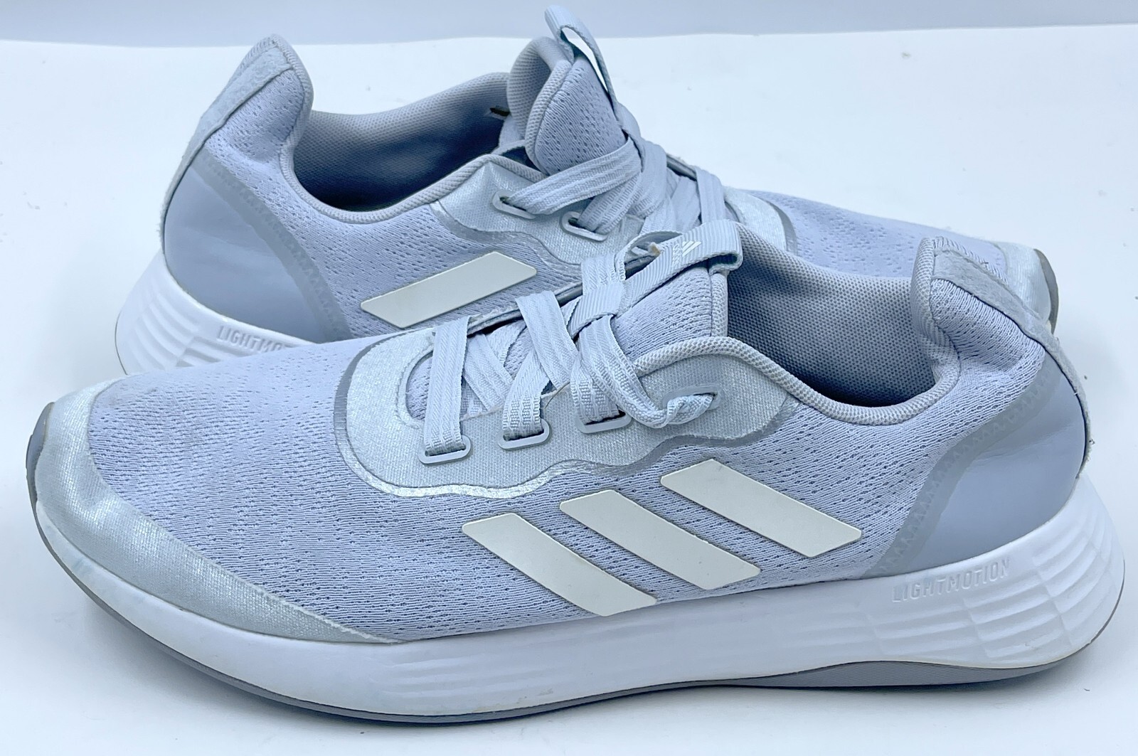 Adidas QT Racer Women's Sneakers Size 10 Blue Mesh Athletic Shoes FY5673 thumbnail 2