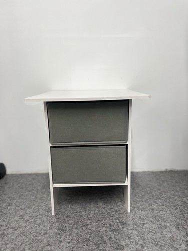 2PCS Bedside Table Drawer Cabinet End Side Bedroom Furniture Storage Nightstand - Picture 6 of 6