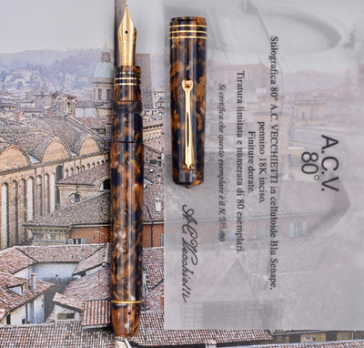 OMAS Bologna A.C.V. VECCHIETTI 80th Anniversary 1928-2008 Limited Edition 80 FP