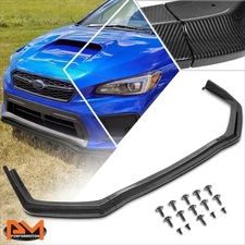 For 15-20 Subaru WRX / STI Sedan Carbon Fiber Look CS-Style Bumper Spoiler Lip