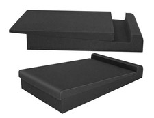 2 Pack Studio Monitor Isolation Pads, Acoustic For 6-8" Normal Monitors Black