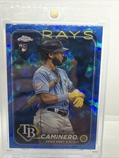 2024 Topps Chrome Update Sapphire Edition Debut Junior Caminero Rookie RC
