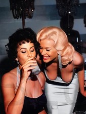 Jayne Mansfield and Sophia Loren at Romanoff's  11 x 14"  Photo Print