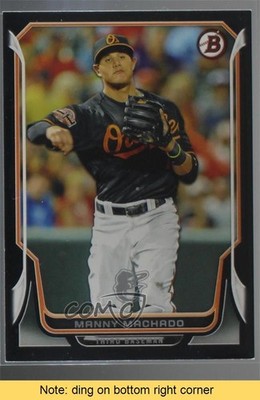 2014 Bowman Black 10/25 Manny Machado #110 READ 0lm