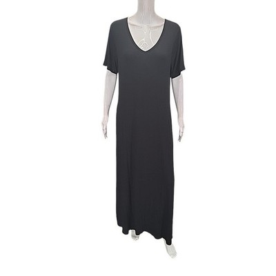 kim gravel maxi dress Belle by Kim Gravel Petite Rayon Spandex Elbow Sleeve Maxi Dress Creamsicle  M Ne