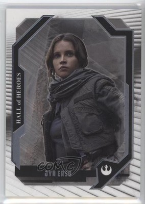 2017 Topps Star Wars Masterwork Hall of Heroes Jyn Erso #HH-7 09ai