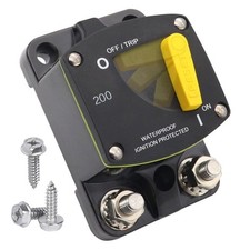 High Amp 200A Circuit Breaker with Manual Reset Switch 2-in-1 - UL Certified ...