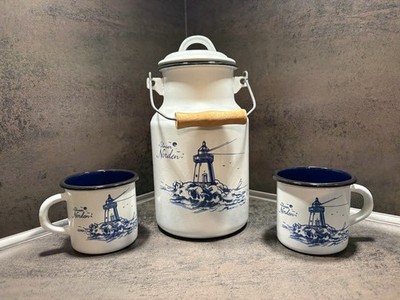 Unser Norden Milchkanne mit 2 Tassen