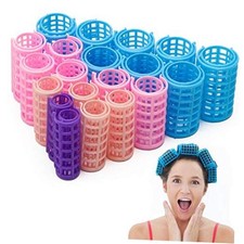 Hair Roller, 20 Pack Self Grip Roller, 4 Kinds Hairdressing Curlers for DIY