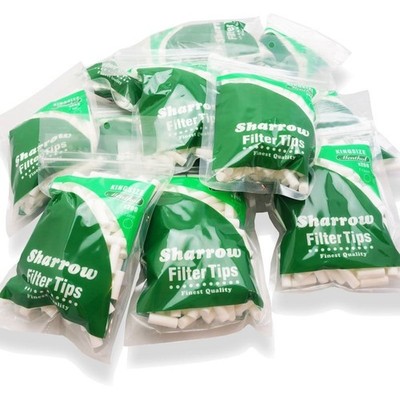 1000 Tips SHARROW King Size Menthol Filter Tips Smoking Premium Qualität (5 Beutel)