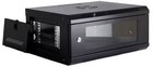 Armadio Rack da Parete 4U 19" 53 x 40 x 24cm Vetro e Chiave per Rete Switch DVR