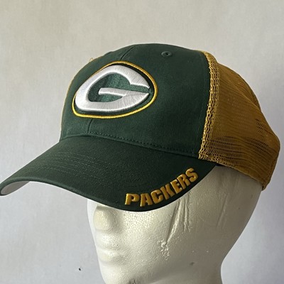 Green Bay Packers NFL  OTS Men's Fitted Hat Cap Green Yellow M/L