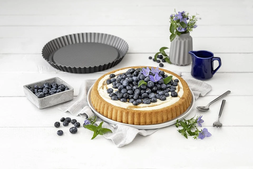 ZADO Energia Tortiera Energy Ø28 Cm in Antracite-Argento, Acciaio Inossidabile,  - Immagine 3 di 4