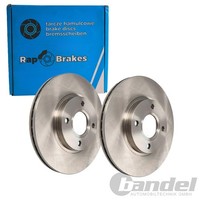 2X RAP Bremsscheiben 278Mm BelÜFtet Vorne Passend FüR Ford B-MAX Fiesta Tourneo