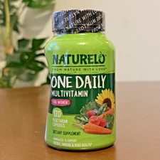 NATURELO ONE DAILY Multivitamin Supplement for Women - 120  Caps - EXP 2026