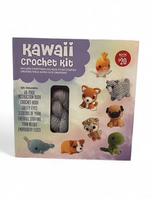 Kawaii Crochet Kit Gift for Kids & Family | Cute DIY Craft Set Birthday Gift Set