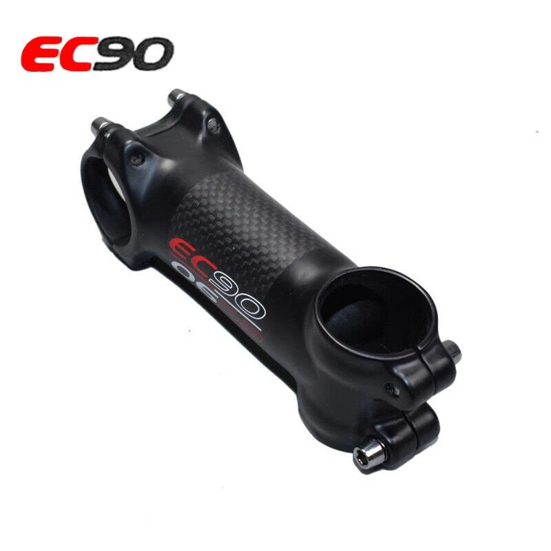 EC90 Full Carbon Fiber Bicycle Stem Road Bike 6/17° Stems Riser Rod 31.8-28.6mm - Image 3 of 4