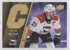 2021-22 Upper Deck AHL Captains Gold 12/25 Zac Dalpe #L-13 13z0