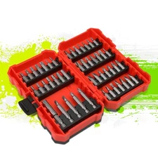 42Pc High Carbon Steel Screwdriver Insert CRV Bit Set Tool w/60mm Extension Bar