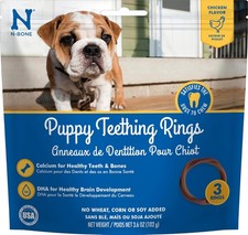 N-Bone 3-Rings Puppy Teething Ring Chicken
