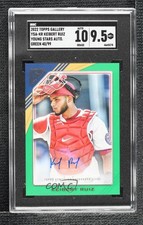 2022 Topps Gallery Young Stars Green 40/99 Keibert Ruiz SGC 9.5 Mint+ Auto 0ll2