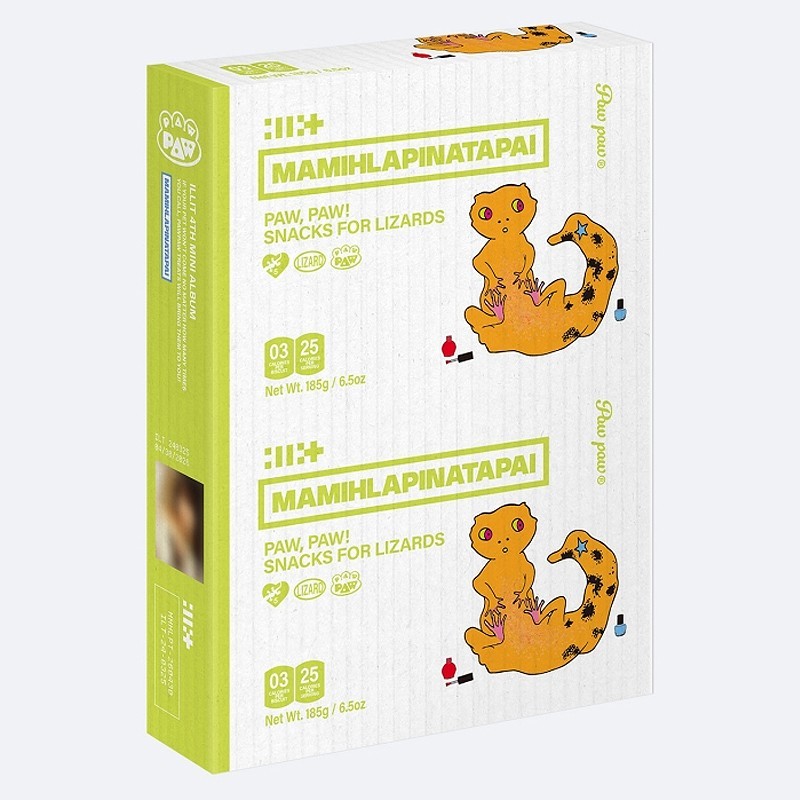 ILLIT [MAMIHLAPINATAPAI] 4th Mini Album PAW PAW Ver/M.CD+3Book+