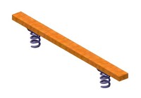 Schwebebalken Balancierbalken Spielbalken FreiluftbalkenkletterbrüCke Spielplatz