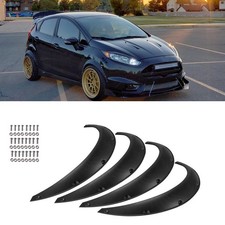 4pcs Fender Fender Flares Wide Body Wheel Arches Mudguards Kit For Ford Fiesta