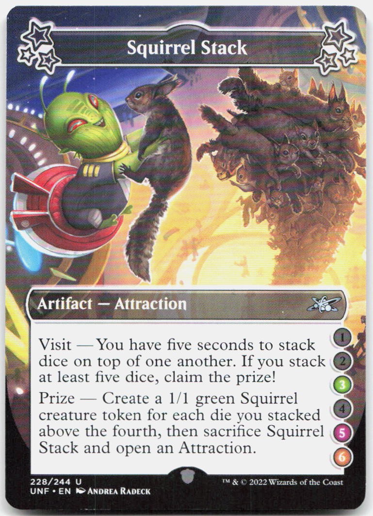 Squirrel Stack (2-5-6) 228 Near Mint Unfinity Uncommon Magic: The Gathering