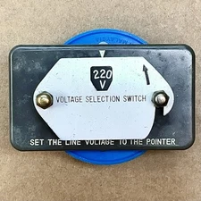 Akai M-7 M-8 Roberts 770X Line Voltage Selector Knob Assembly Excellent