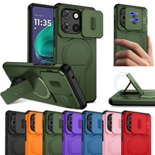 Mag Safe Case For Moto G Stylus 5G 2025/G 5G Ultra Stand Heavy Duty Camera Cover