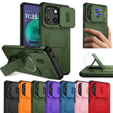 Mag Safe Case For Moto G Stylus 5G 2025/G 5G Ultra Stand Heavy Duty Camera Cover
