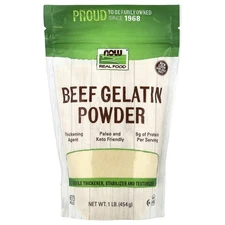 Real Food, Beef Gelatin Powder, 1 lb (454 g)