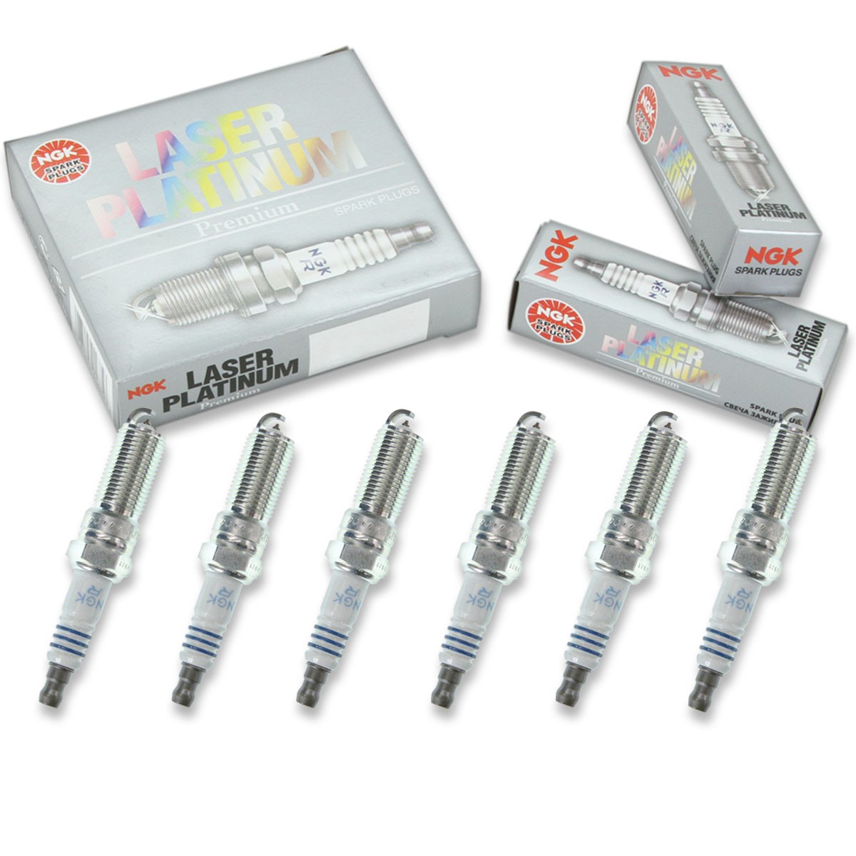 6 pcs NGK Laser Platinum Spark Plugs for 2005-2010 Buick Allure 3.6L  3.0L ps